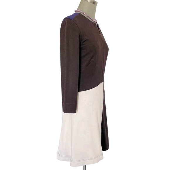 Women’s Dress Italian Designer D’Andrea Donna Zip Front Fit & Flare Midi Dress - Picture 7 of 16